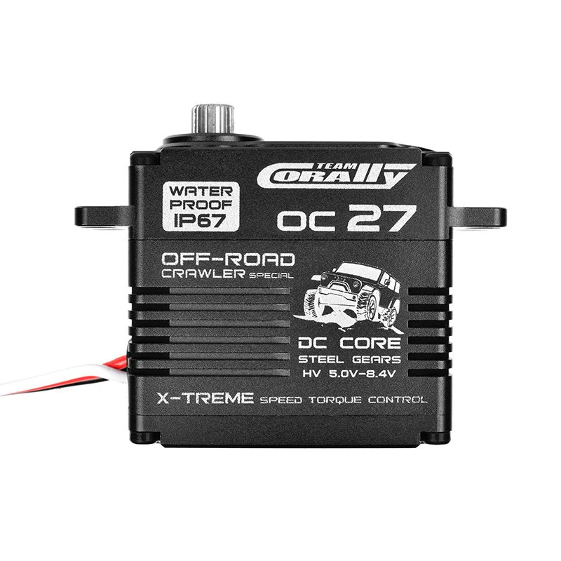 Servo 1/8 27.3Kg Engrenage en acier - Kronos XP 6S - Corally - C-52015 - Image 3