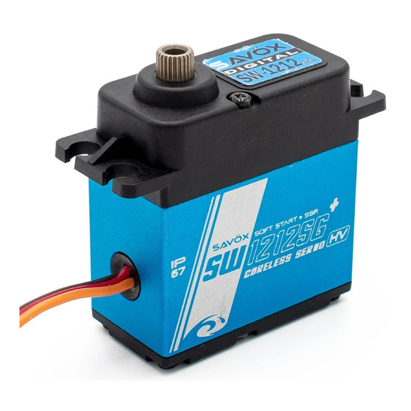 Servo 1/8 Savox SW-1212SG+ standard waterproof digital 7.4V 46KG/0.14S