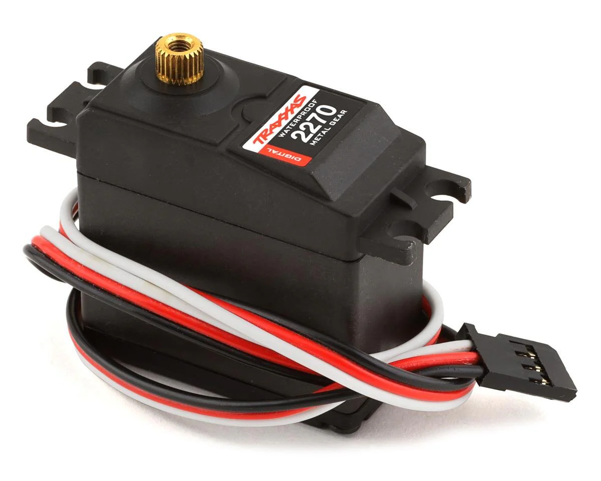 Servo Traxxas 2270 High Torque 17kg Digital étanche, pignons métal