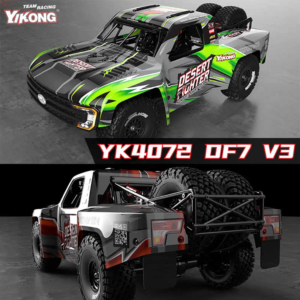 Short Course Desertfighter Yikong DF7 V3 1/7 vert - YK4072A - Image 6
