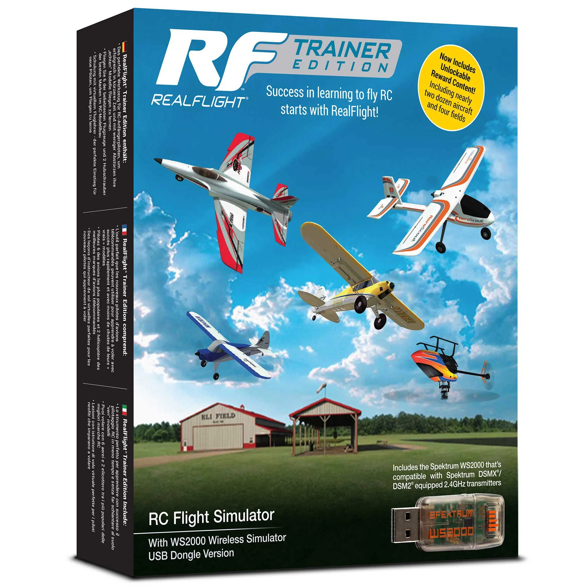 Simulateur de vol RC RealFlight Trainer Edition avec dongle USB de simulateur sans fil WS2000 - Image 2