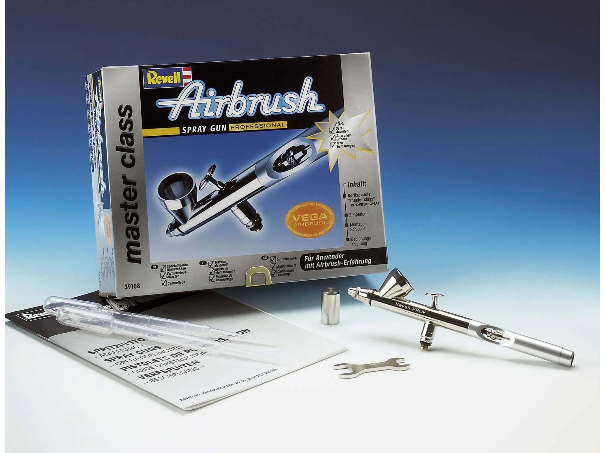 Pistolet à peinture "Professional" Master Class Aérographe Revell pour les expérimentés 39108 - Image 6