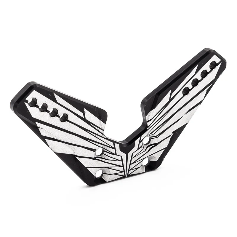 Support d'amortisseur avant Alu. 4mm OAS noir (fabrication FR) - REV-OP35-FR - Image 2