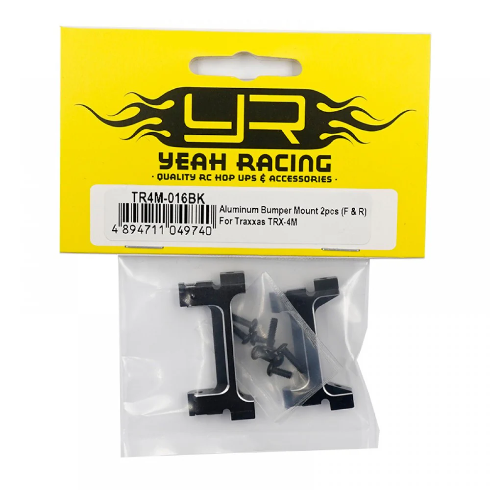 Support de pare-chocs en aluminium 2 pièces (F & R) pour TRX-4M Yeah Racing - Image 2