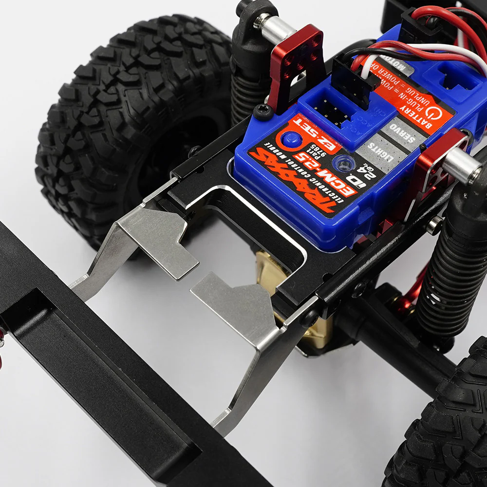 Support de pare-chocs en aluminium 2 pièces (F & R) pour TRX-4M Yeah Racing - Image 3