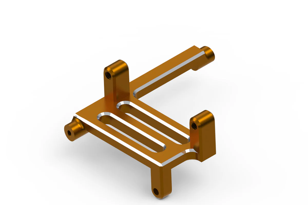 Support de servo de changement de vitesse en aluminium (orange) HP161148