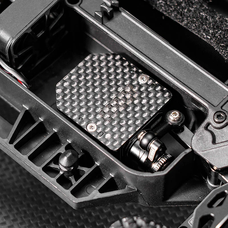 Support de servo en Fibre de carbone et aluminium Injora 1/16 Arrma Mojave Grom - Image 3