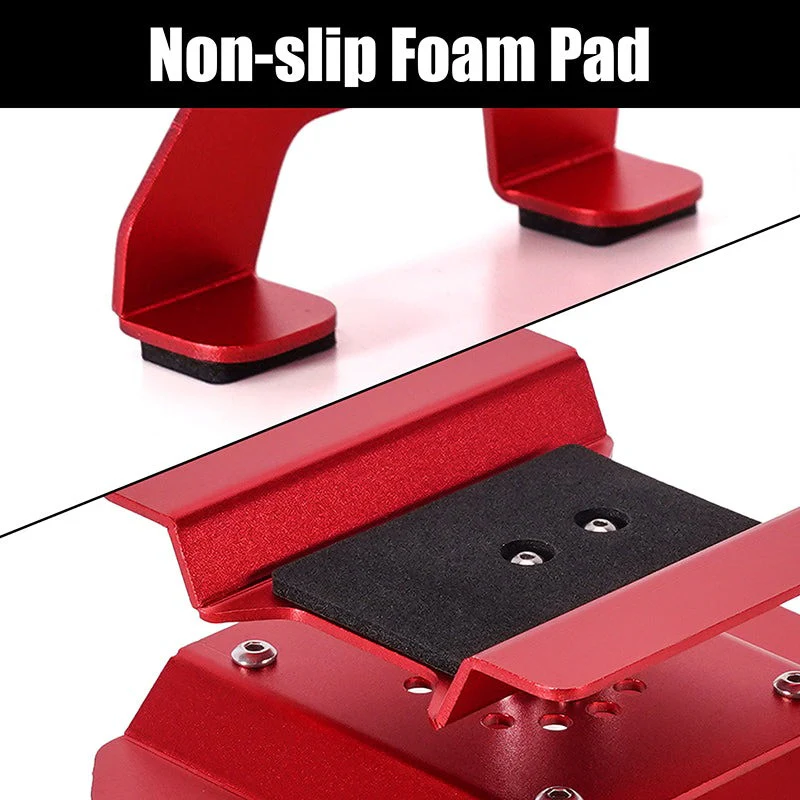 Support de voiture RC en aluminium rouge INJORA pour voiture RC 1/24, 1/18 - TOOL-63RD - Image 5