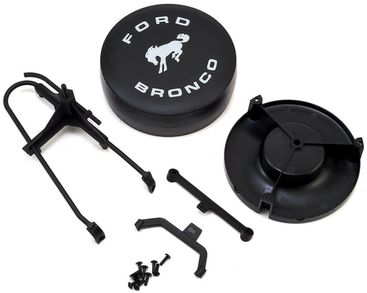 Support et capot de roue de secours Ford Bronco TRX-4 - Traxxas 8074