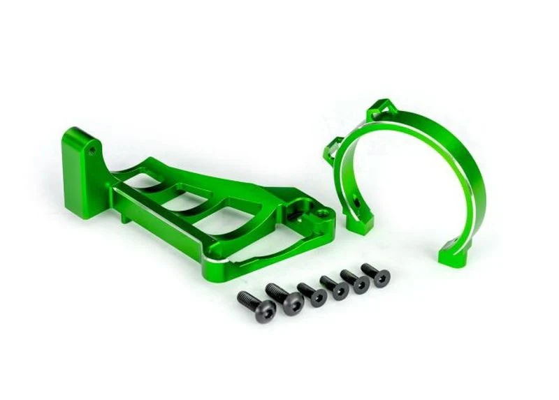 Support moteur alu anodisé vert Traxxas 10262