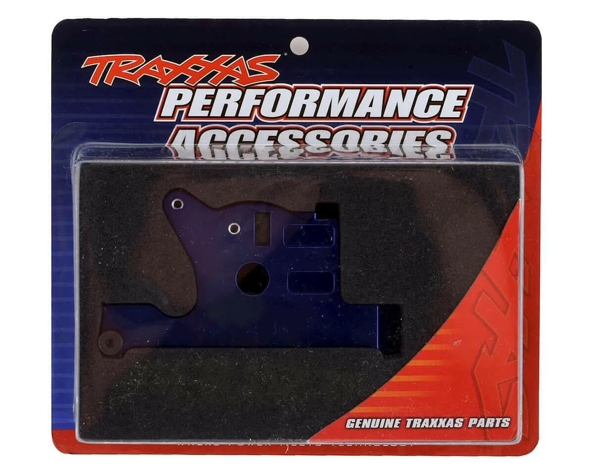 Support moteur aluminium Rustler 4x4 VXL, Slash 4x4 - Traxxas 7460R - Image 2