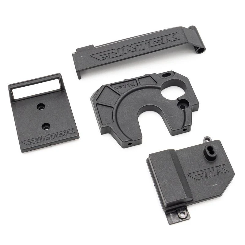 Support moteur + capot battery + capot recepteur Funtek STX - FTK-21026