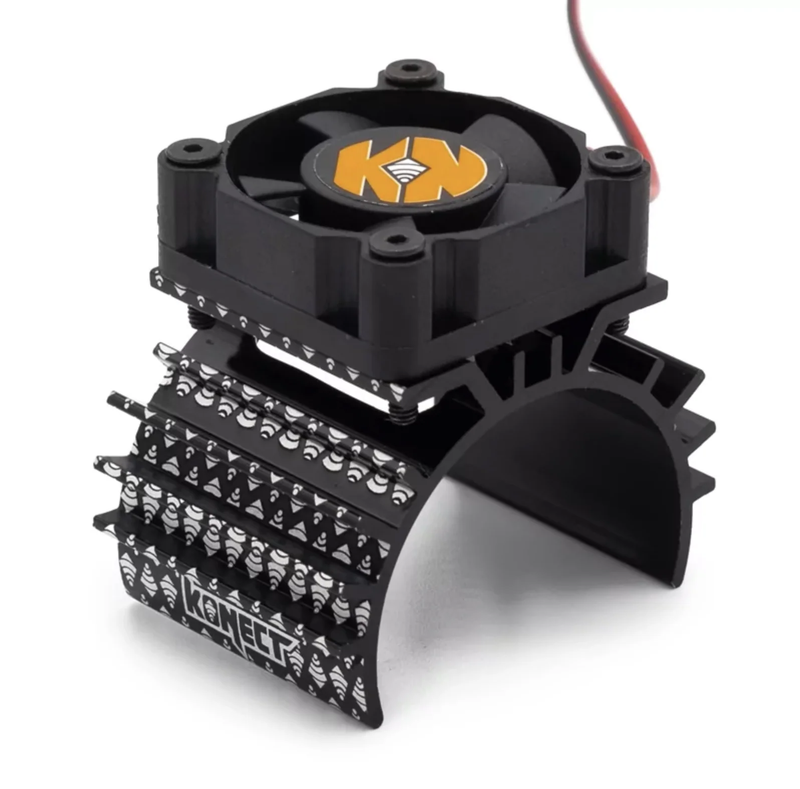 Support ventilateur moteur en alu (diam 36 mm) + Ventilateur 30x30 KN-FANH363030 - ROG-067 - Image 2