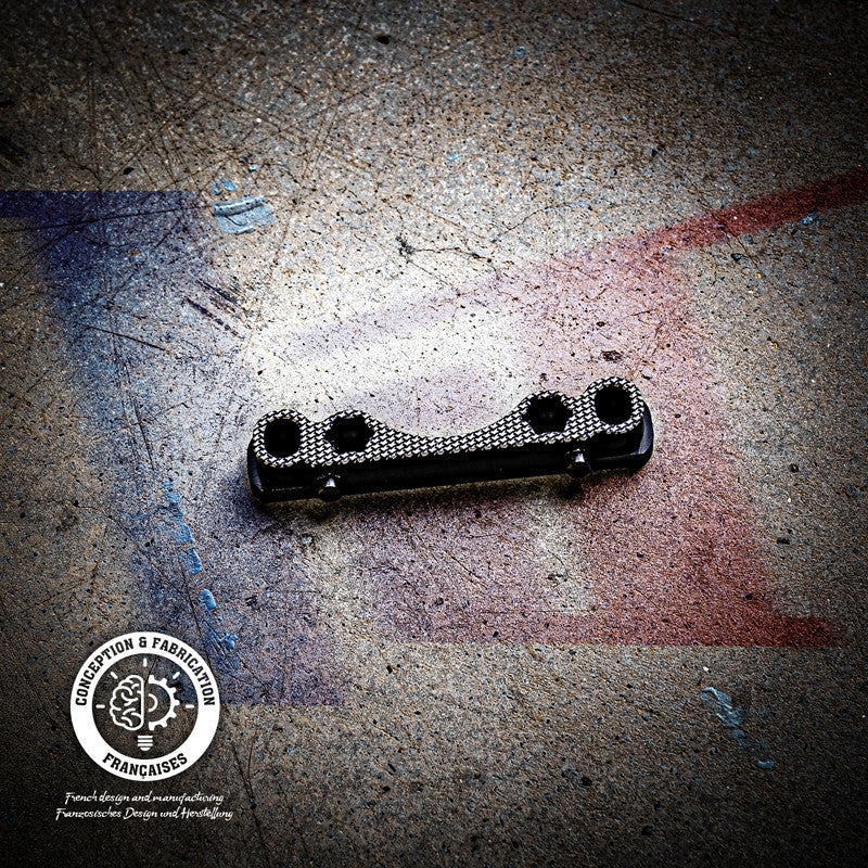 Supports avant axes Spirit RR20 / 21 en alu. OAS ( fabriqué en France) - Hobbytech STRX-121-FR - Image 4