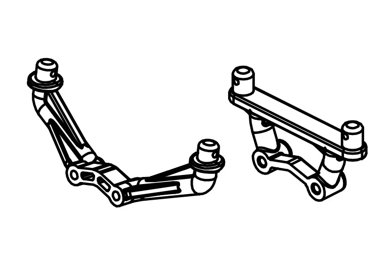 Supports de carrosserie avant/arrière - 1610113
