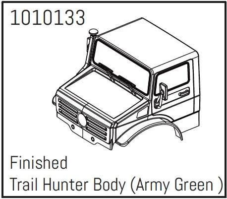 T-Hunter PC Body Set (bright sand) - PRO Crawler 1:18