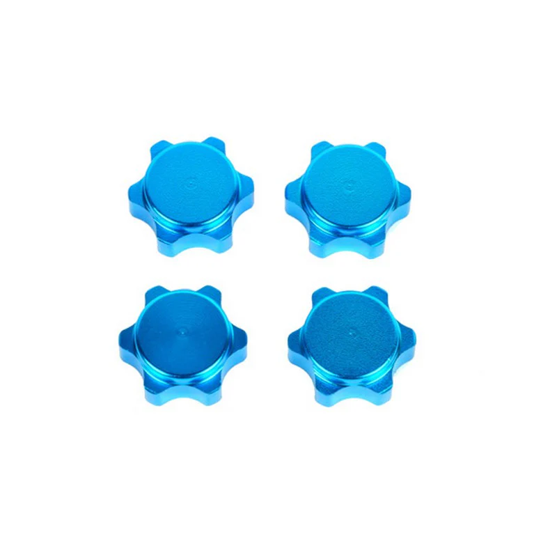 T2M Ecrous de roues bleu 17mm (4p) - T422574B