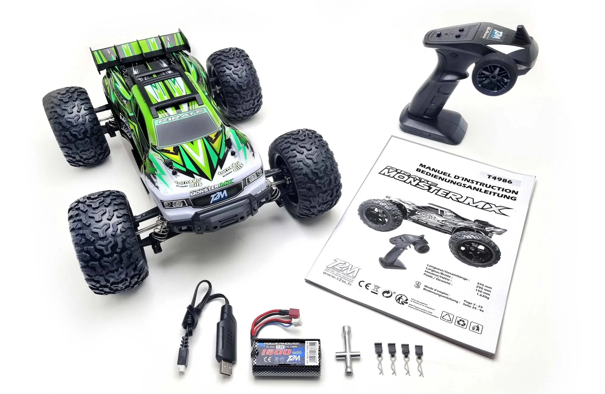 T2M Pirate Monster MX Truck RC électrique 1/10 - T4986 - Image 7