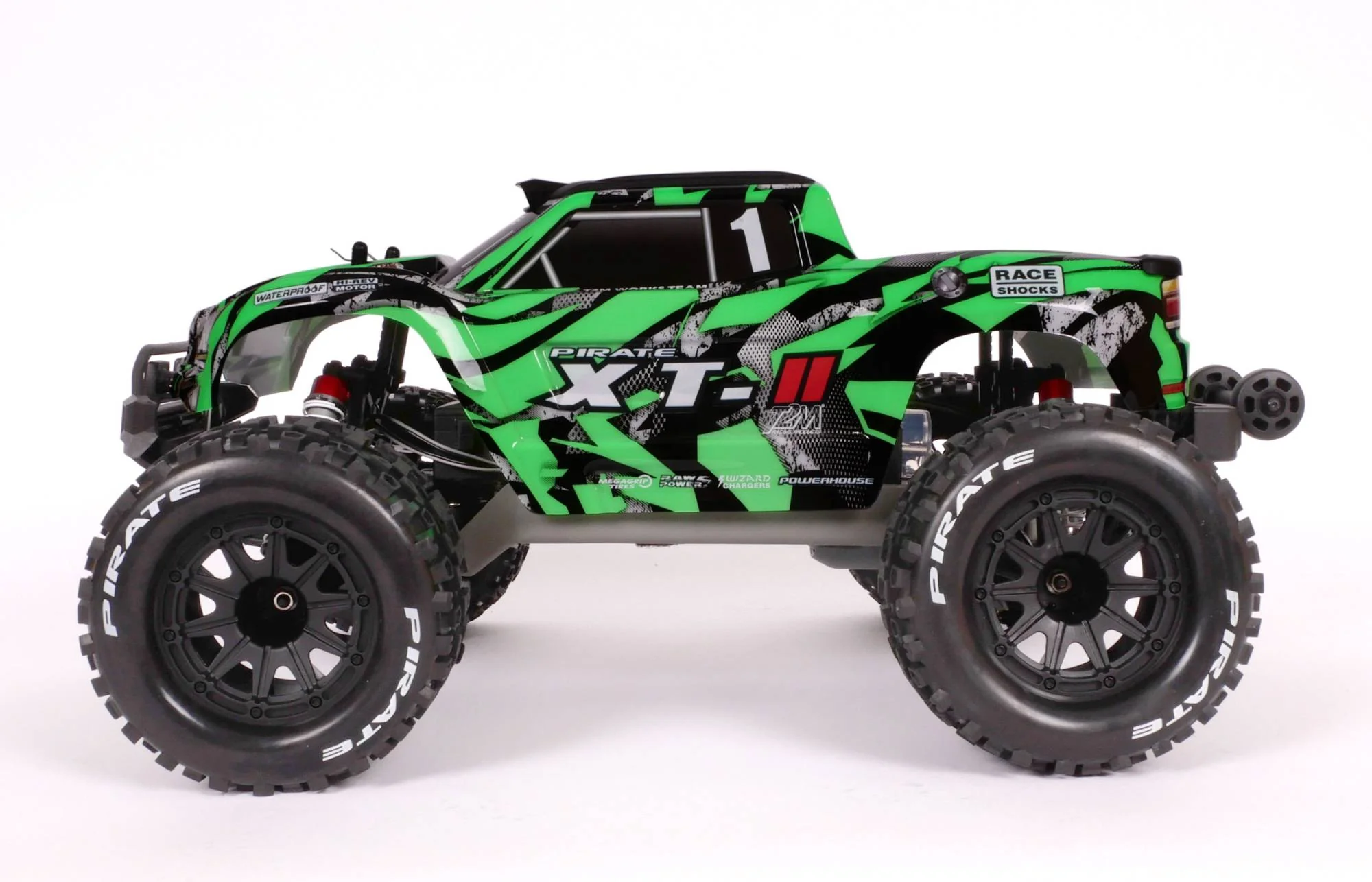 T2M Pirate Pirate XT-II Monster truck 4x4 vert - T4988GR - Image 10