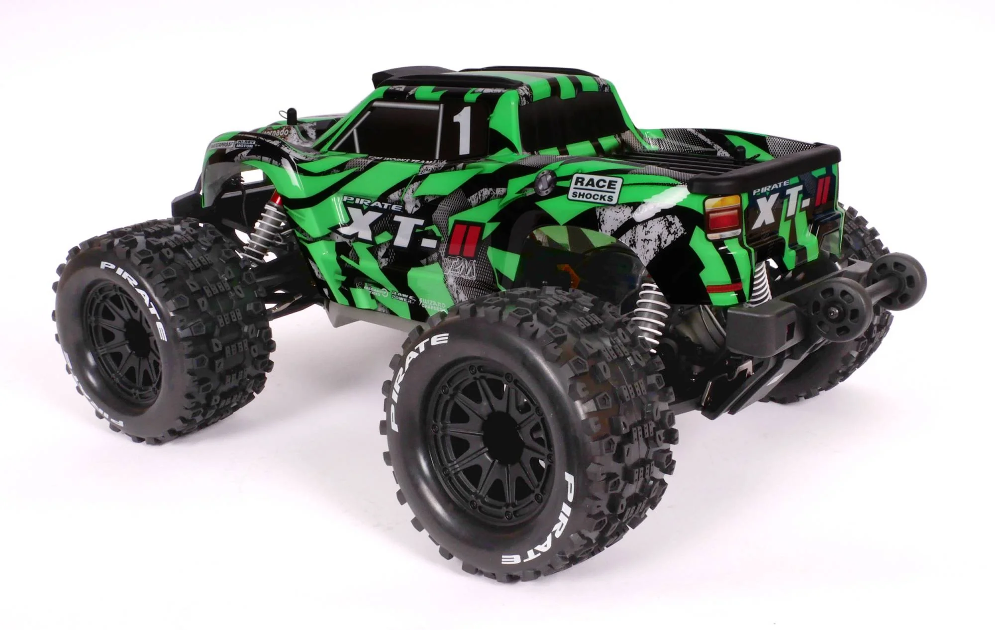 T2M Pirate Pirate XT-II Monster truck 4x4 vert - T4988GR - Image 11