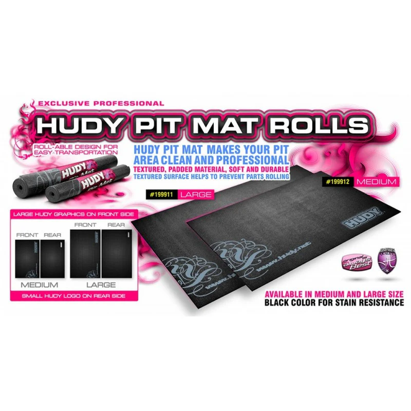 Tapis de stand noir HUDY (75x120cm) 199911 - Image 3