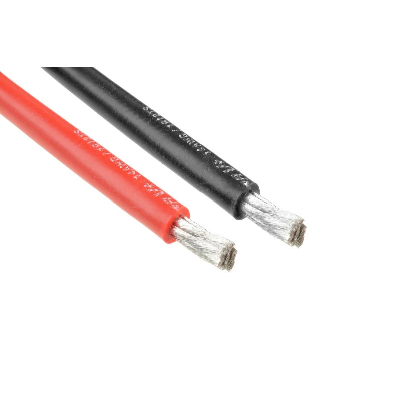 Team Corally - Câble silicone Ultra V+ - Super flexible - Noir et Rouge - 14AWG - 1018 / 0.05 Brins - DE 3.5mm - 2x 1m - Image 2
