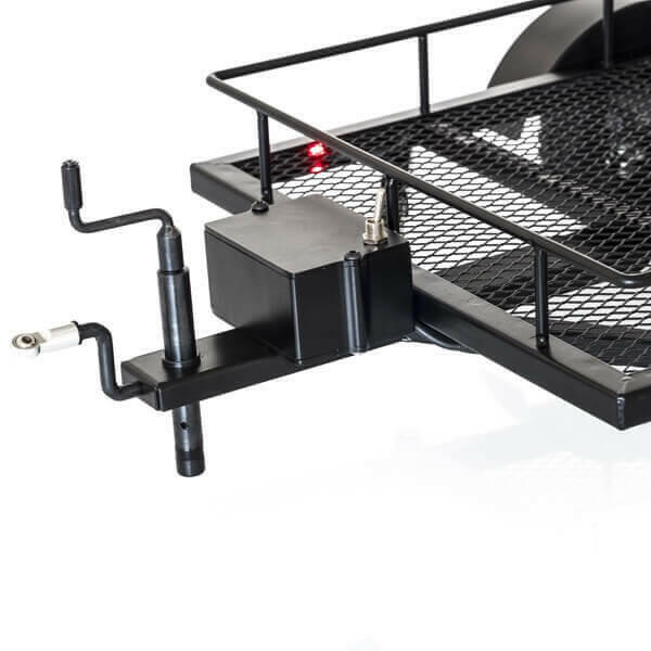Trailer Remorque en acier double essieu avec kit Led (550x335mm) - Amewi 22197 - Image 4