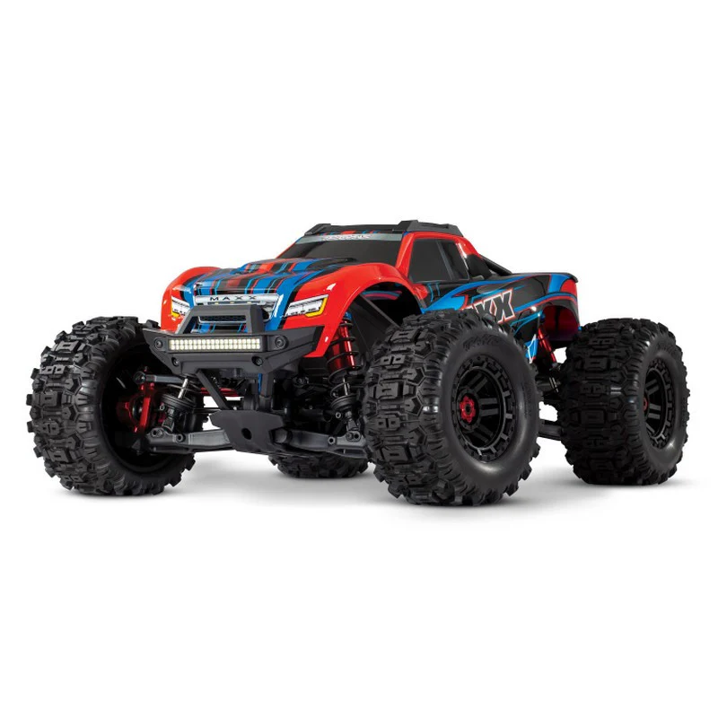 Traxxas 2 pneus + jantes noires Sledgehammer 2.8/3.6'' TSM Maxx 8973 - Image 2