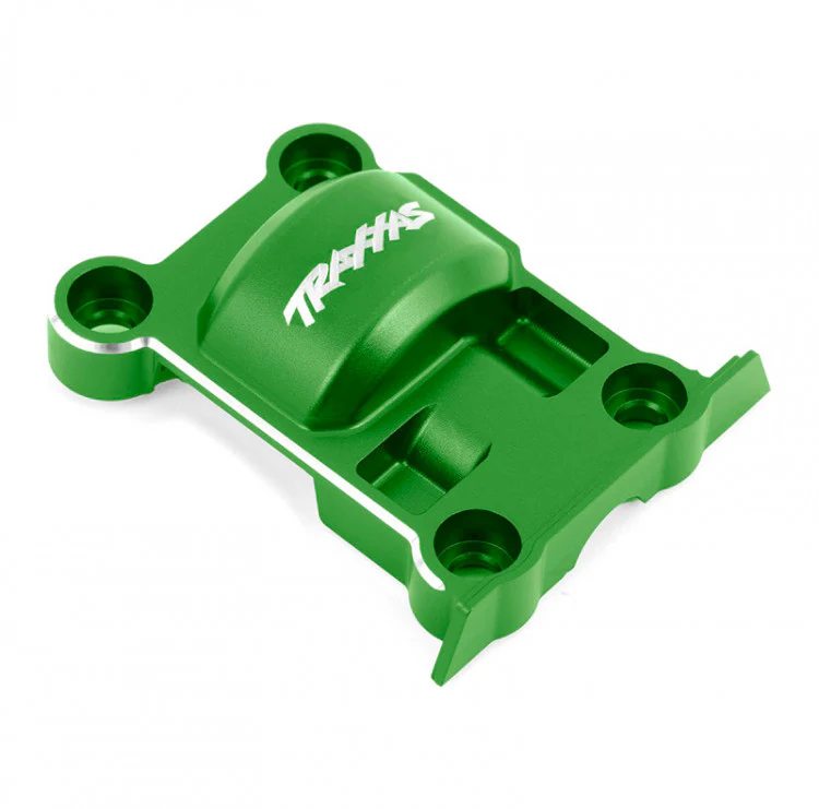 Traxxas 7787 Couvercle de transmission alu vert X-Maxx, XRT