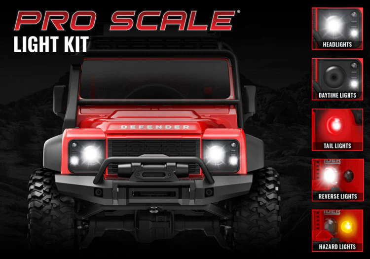 Traxxas 9784 Kit Complet Led - Land Rover Defender - Trx-4m - Image 2