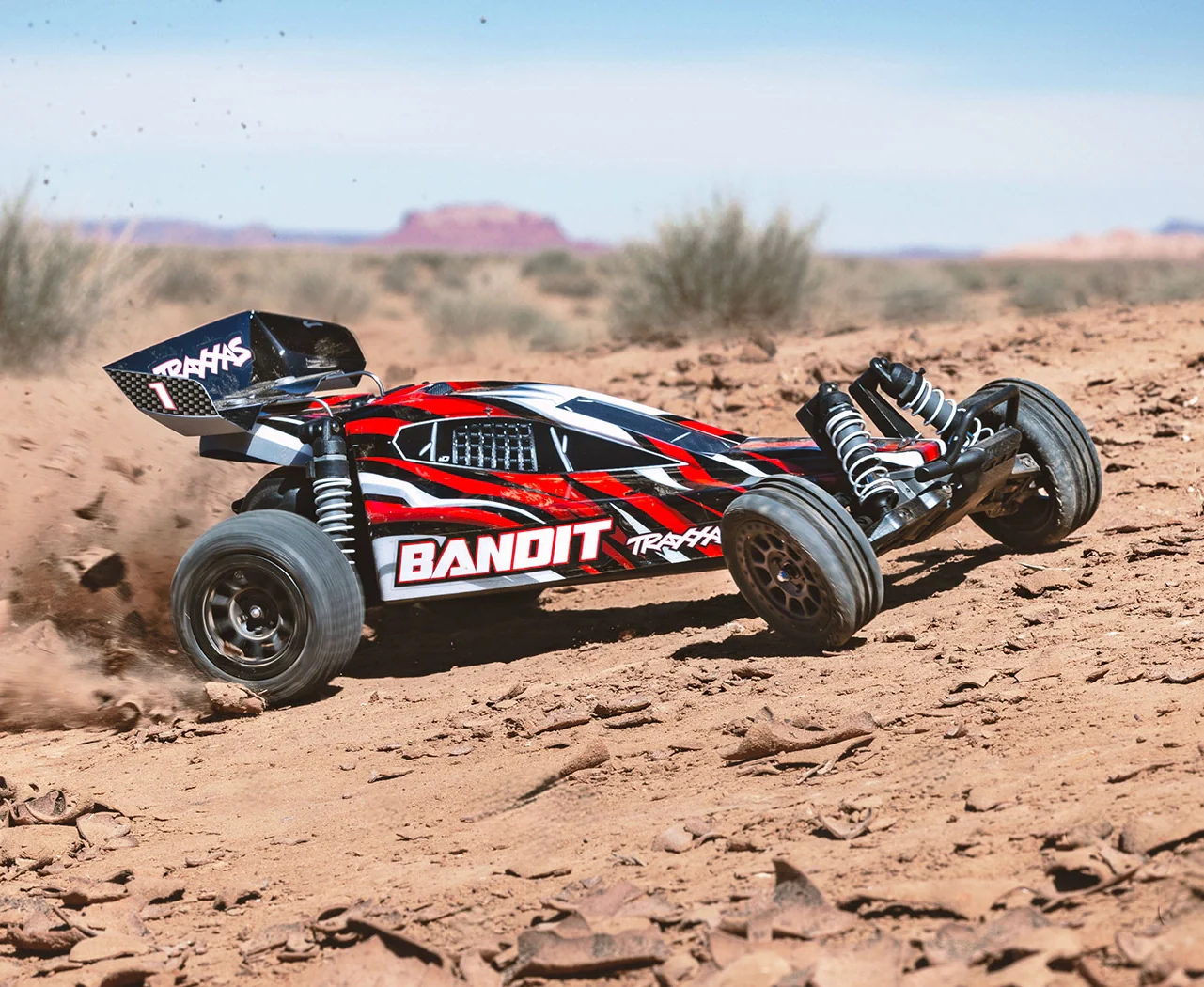 Traxxas Bandit 4x2 charbon avec accu et chargeur usb - 24254-8 - Image 9