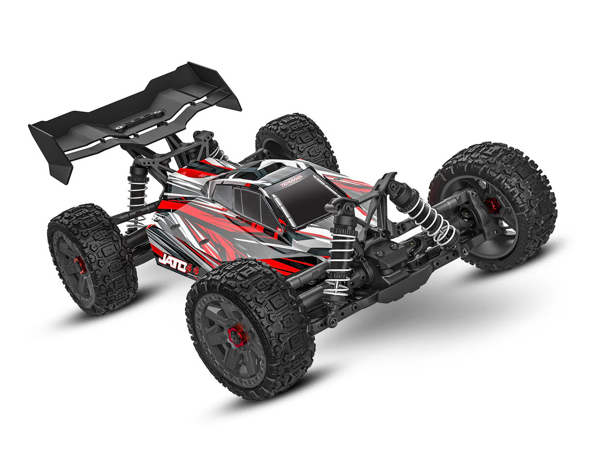 Traxxas Buggy 1/8 Jato 4x4 BL-2S RTR 90154-4 rouge - Image 2