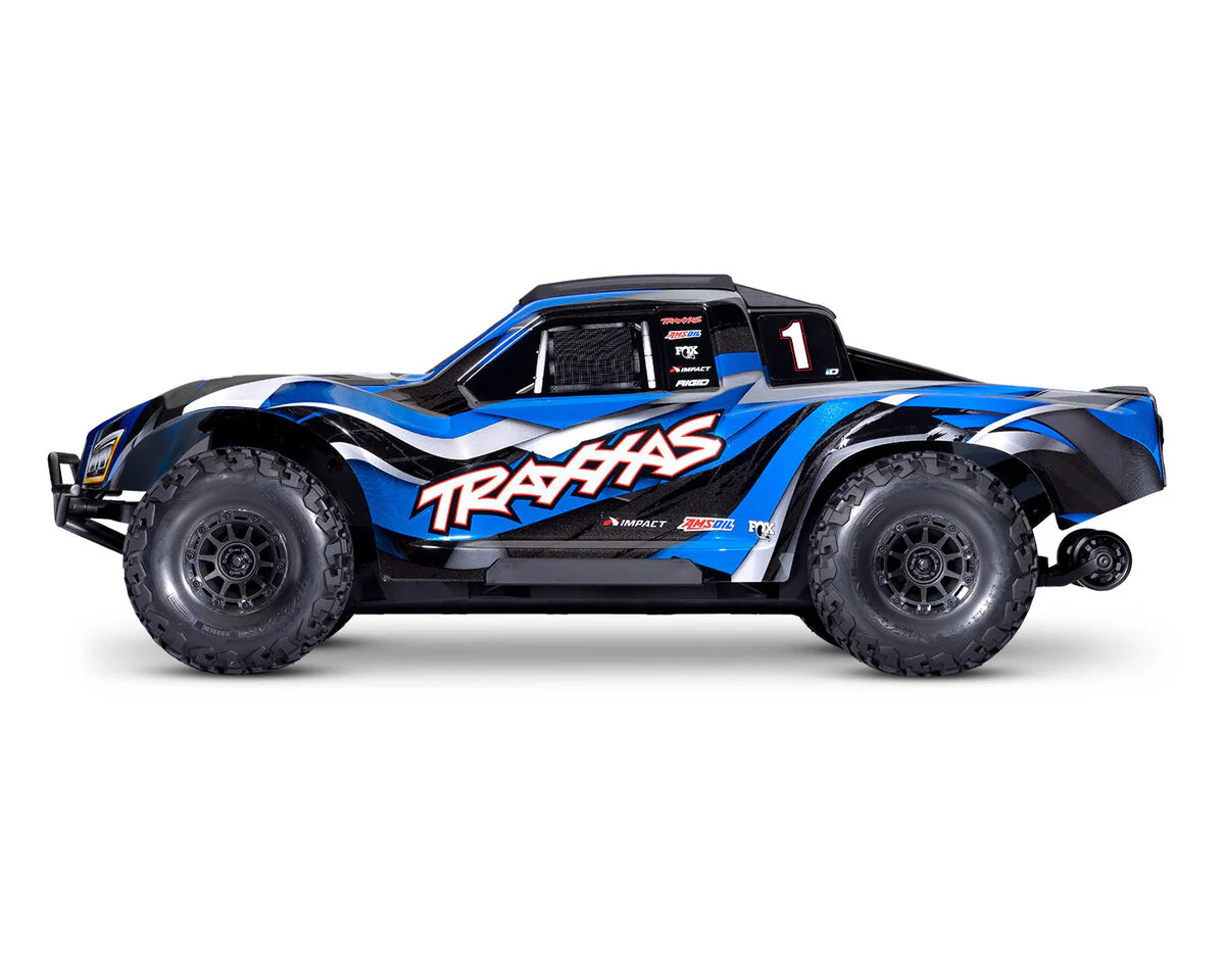 Traxxas Maxx Slash 6s Short Course 1/8 bleu 102076-4 - Image 3