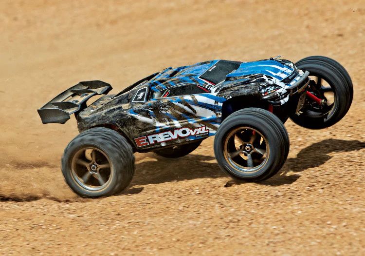 Traxxas Mini E Revo Brushless 1/16 VXL TQI ID TSM 71076-8 bleu - Image 2