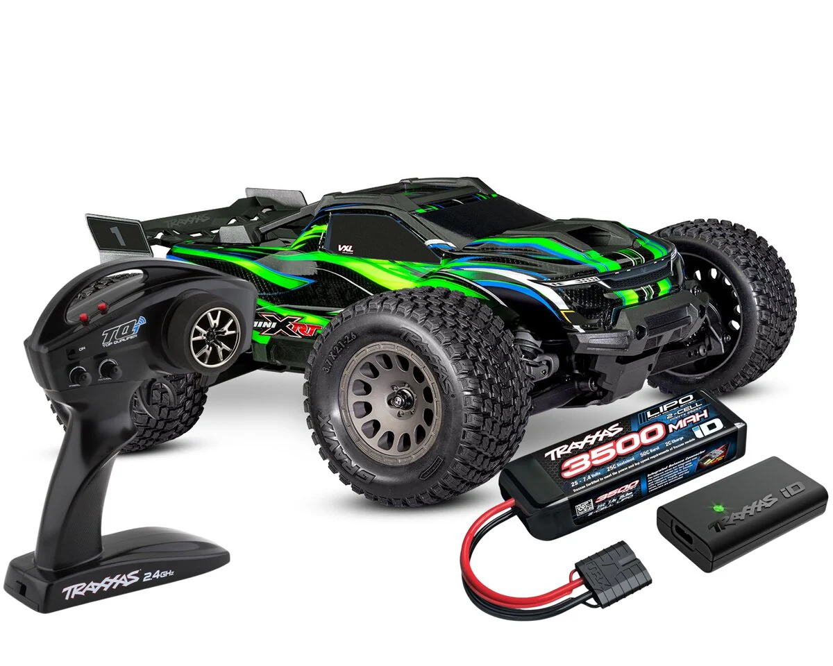 Traxxas Mini XRT VXL 3S - 108076-1 vert (Accu/Chargeur)