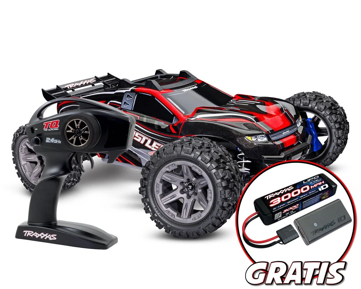 Traxxas Rustler 4x4 BL-2s RTR 67164-4 rouge