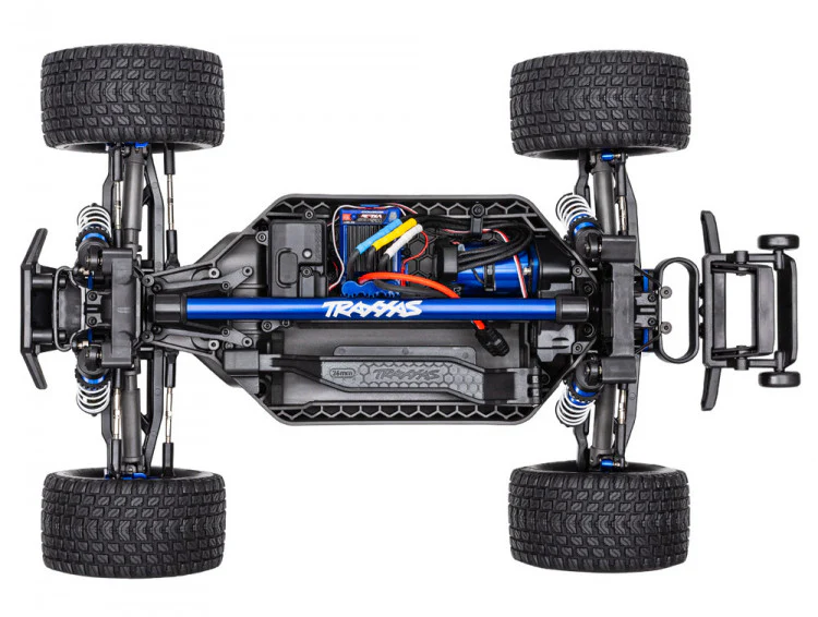Traxxas Rustler 4x4 Ultimate VXL bleu 1/10 RTR - 67097-4 - Image 13