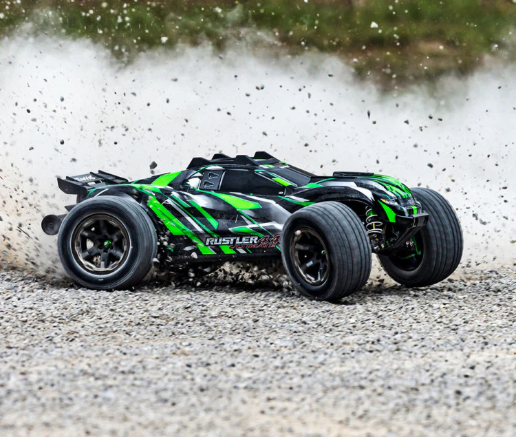 Traxxas Rustler 4x4 Ultimate VXL vert 1/10 RTR - 67097-4 - Image 8