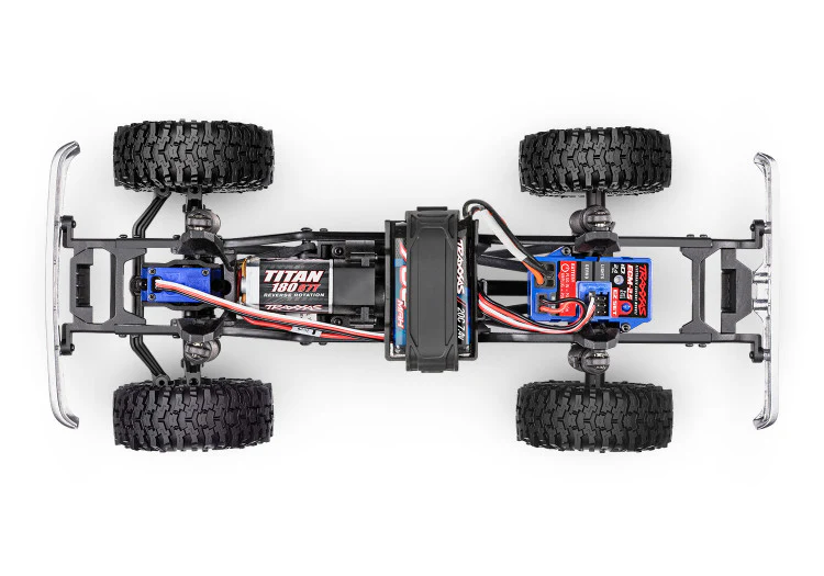 Traxxas TRX4M K10 mini crawler 1/18 RTR - 97064-1 bleu - Image 7