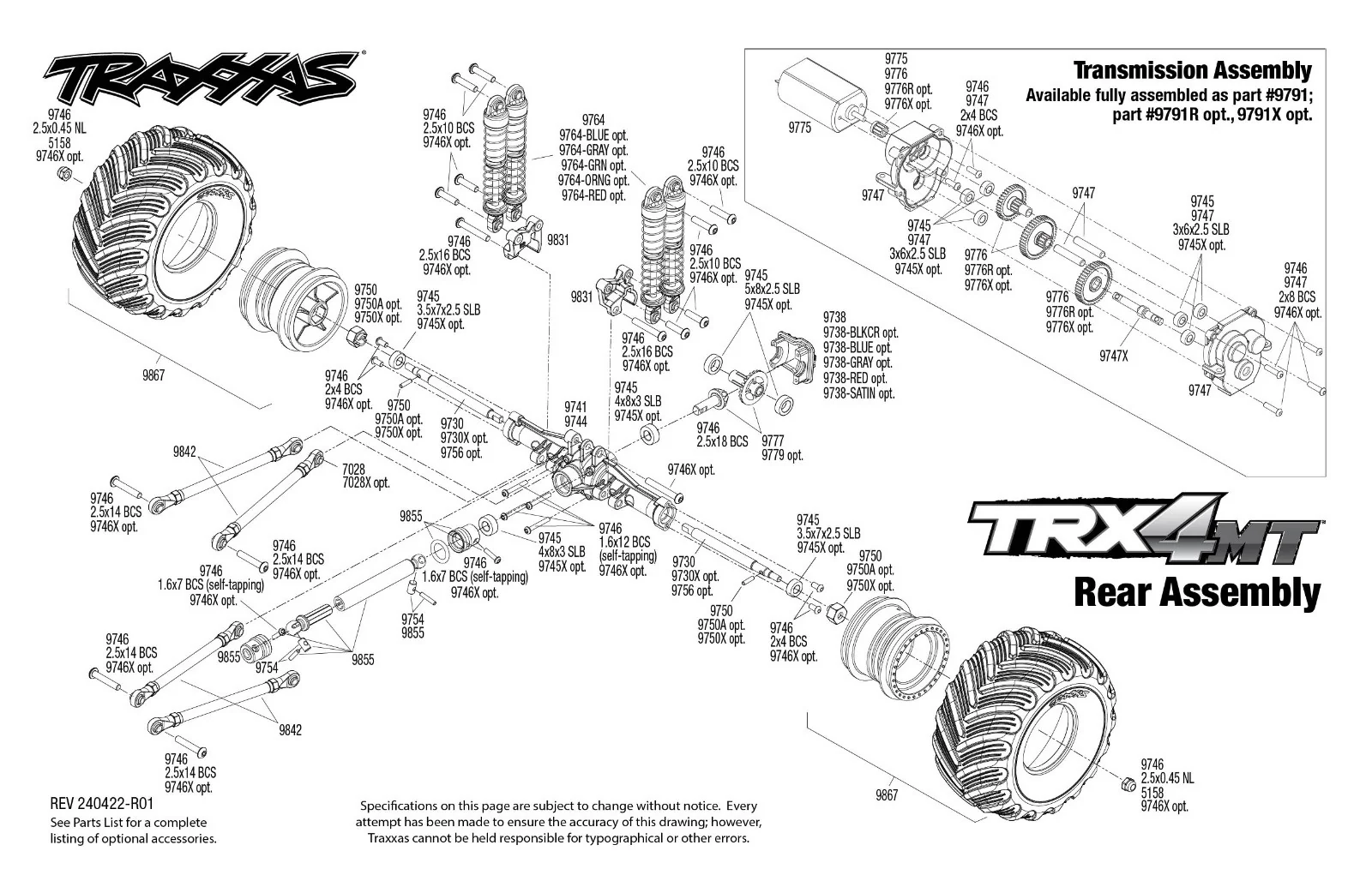 Traxxas TRX-4MT K10 monster truck 1/18 RTR - 98064-1 rouge - Image 10