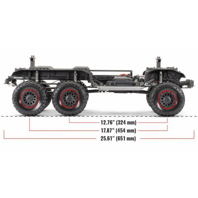 Traxxas TRX6 Clipless Mercedes Benz classe G63 AMG 6x6 RTR 88296-4 gris - Image 6