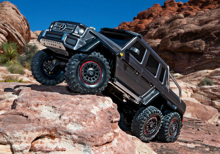 Traxxas TRX6 Clipless Mercedes Benz classe G63 AMG 6x6 RTR 88296-4 gris - Image 9