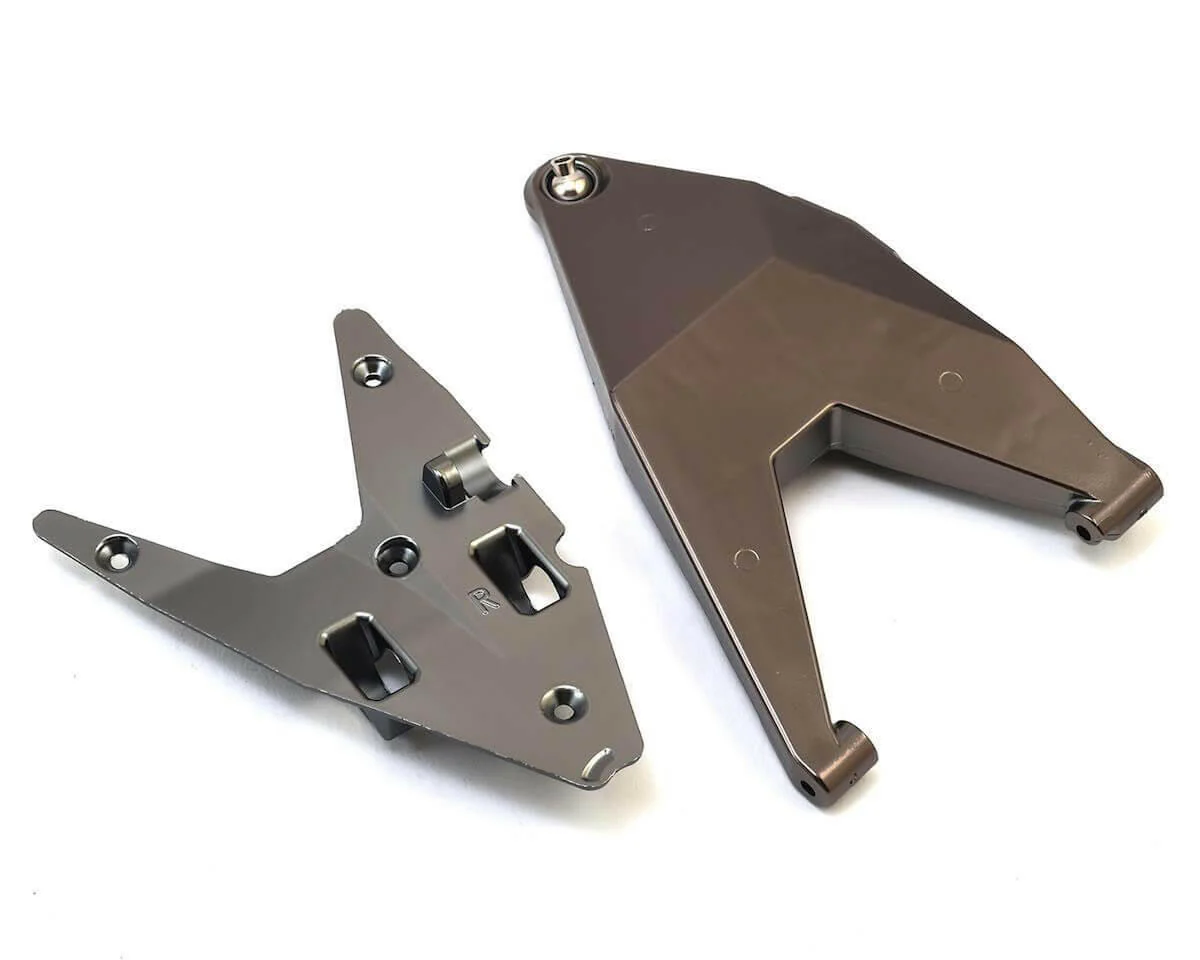Triangles de suspension inférieurs droit satin chrome - Traxxas 8532X - Image 2
