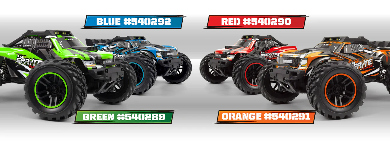 Truck télécommandé 4WD Blackzon Spryte MT Turbo 1/20 RTR rouge - Image 8