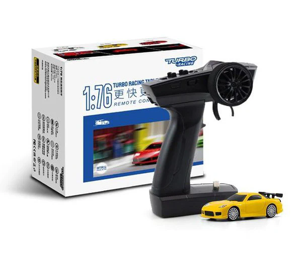 Turbo Racing Micro Sport 1/76ème jaune RTR- TB-C71