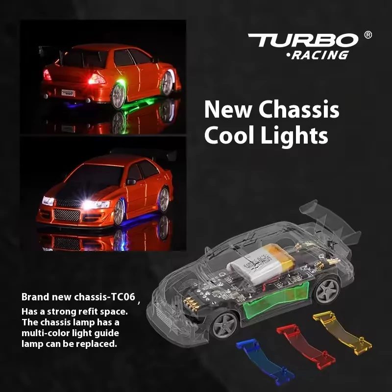 Turbo Racing Micro Sport 1/76ème rouge RTR - TB-C76 - Image 4