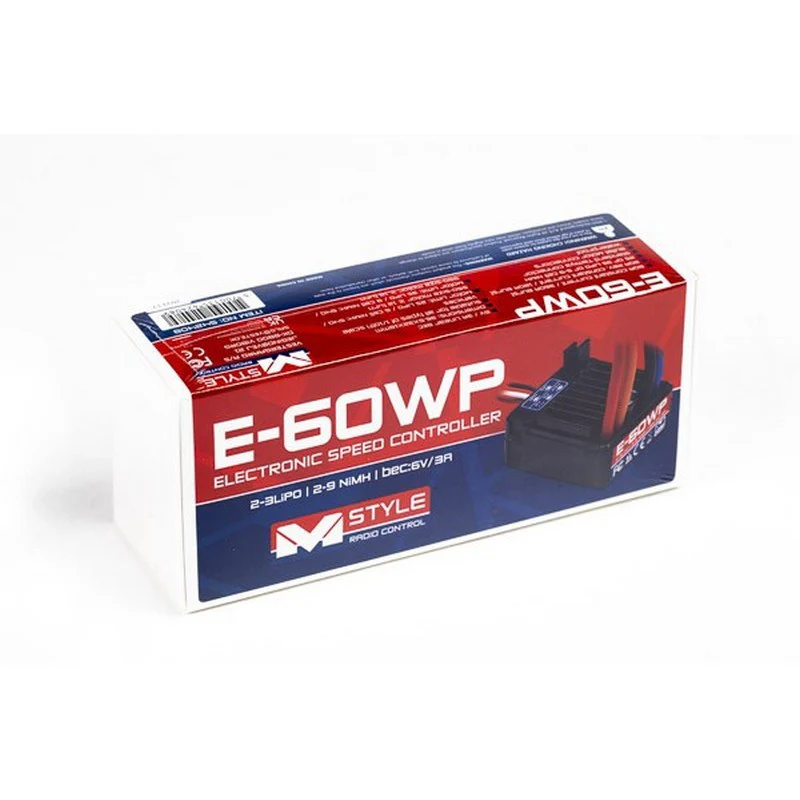 Variateur à charbon E-60WP étanche Ni-Mh et Lipo - Image 2