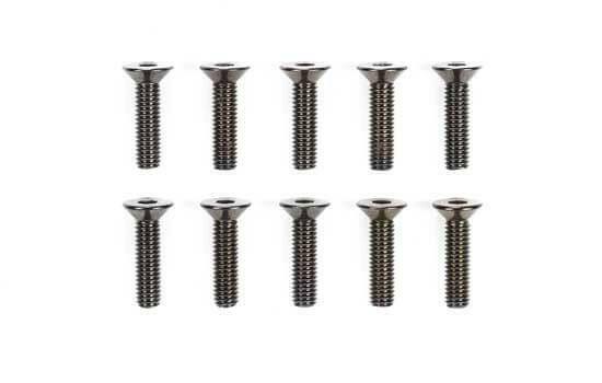 Vis 3x12mm acier Tête fraisée (x10) - Tamiya 51631