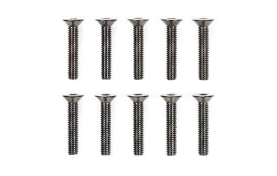 Vis 3x16mm acier Tête fraisée (x10) - Tamiya 51633