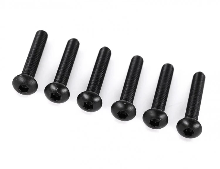 Vis M4x24 à tête bombée à six pans creux (6) - Traxxas 2455